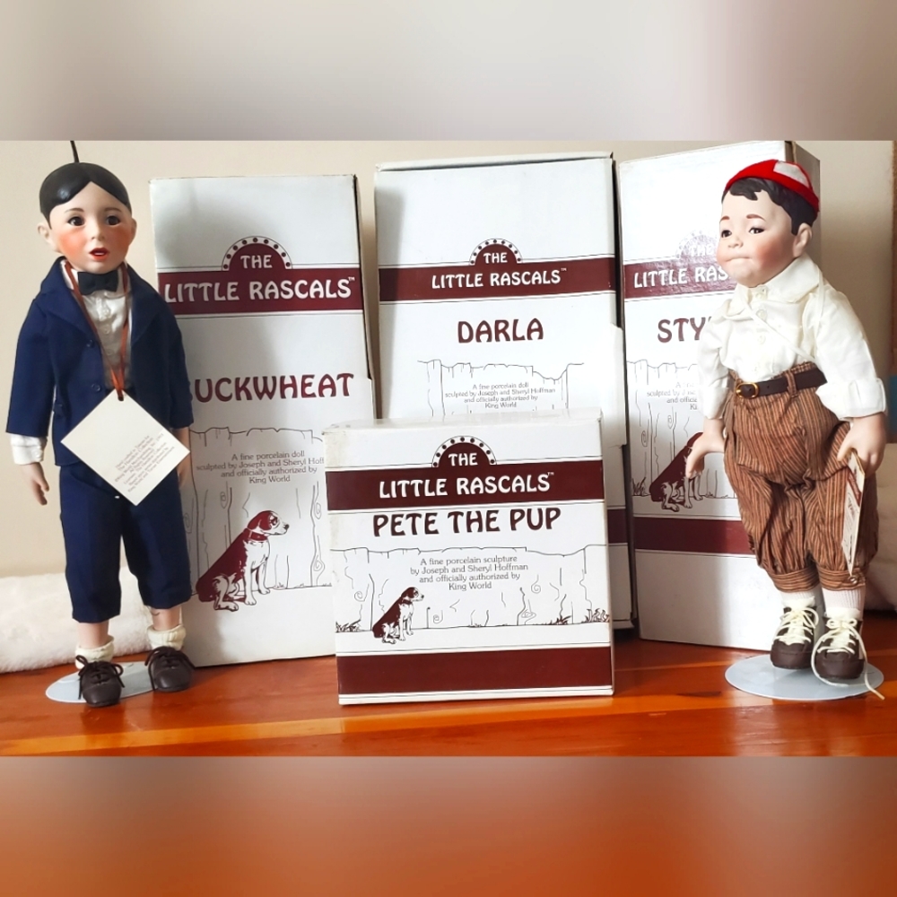 Vintage Porcelain Hamilton Collection "The Little Rascals" collection